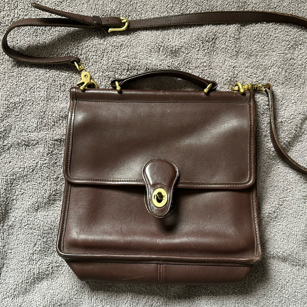 Coach vintage Willis mahogany bag 9927